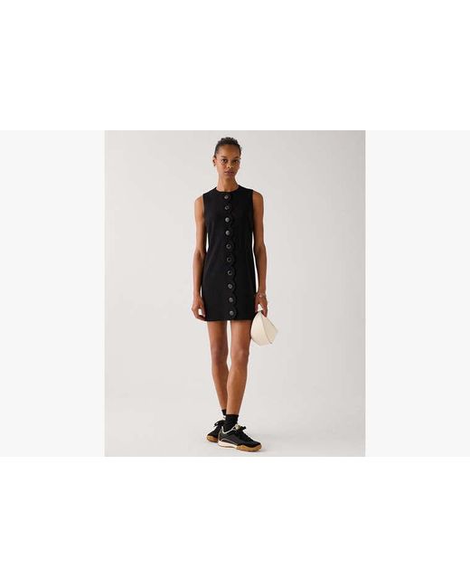 Kate Spade Black Scallop Shift Dress