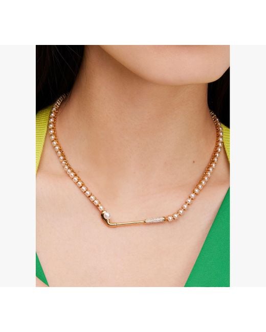 Kate Spade Natural Hole In One Club Tennis Necklace