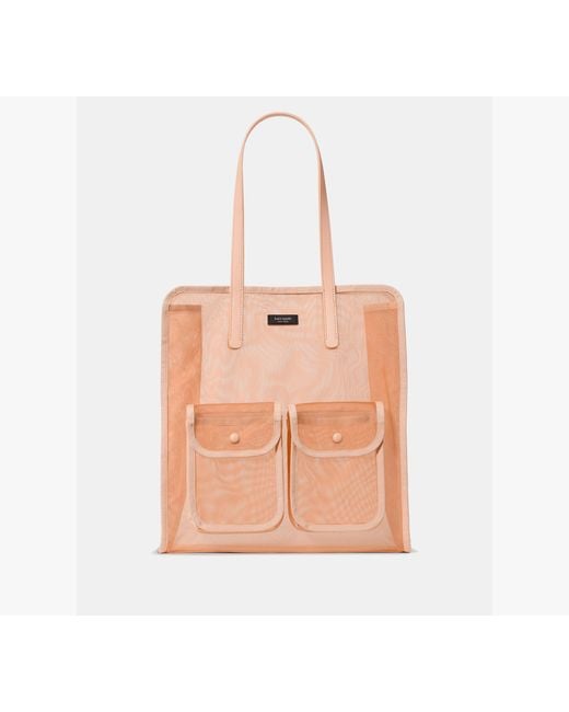 Kate Spade Pink Breezy Mesh Tote Bag
