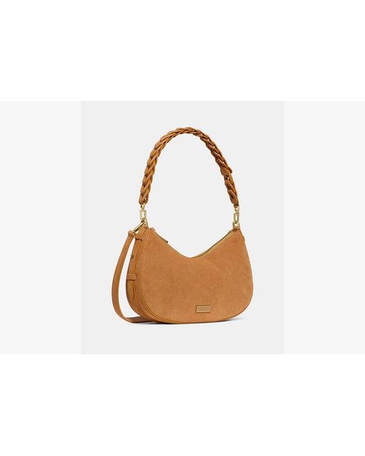 Kate Spade Brown Kate Spade Liv Suede Convertible Shoulder Bag