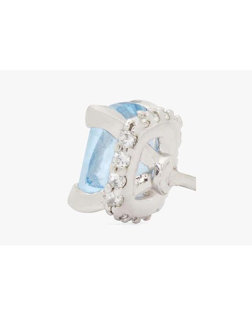 Kate Spade Blue Little Luxuries 6mm Square Studs
