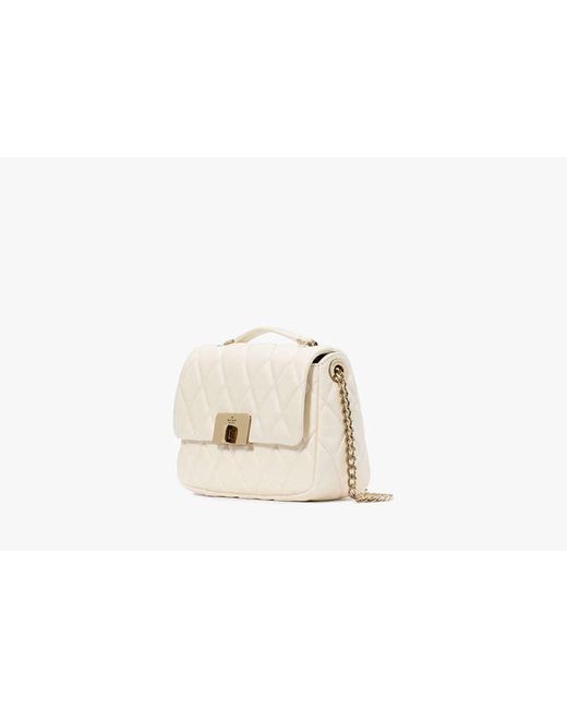 Kate Spade Black Carey Quilted Small Flap Crossbody
