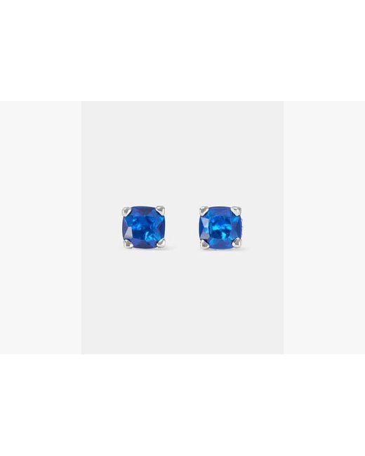 Kate Spade Blue Little Luxuries Square Studs