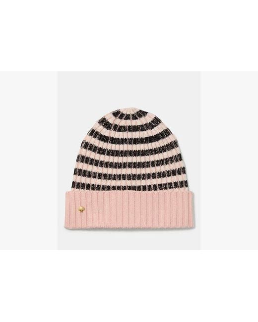 Kate Spade Pink Kate Spade Stripe Rib Scarf