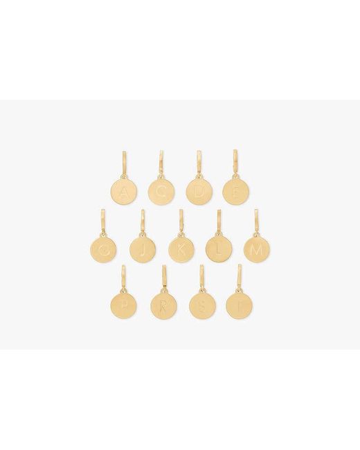 Kate Spade Metallic Initial Mini Charm