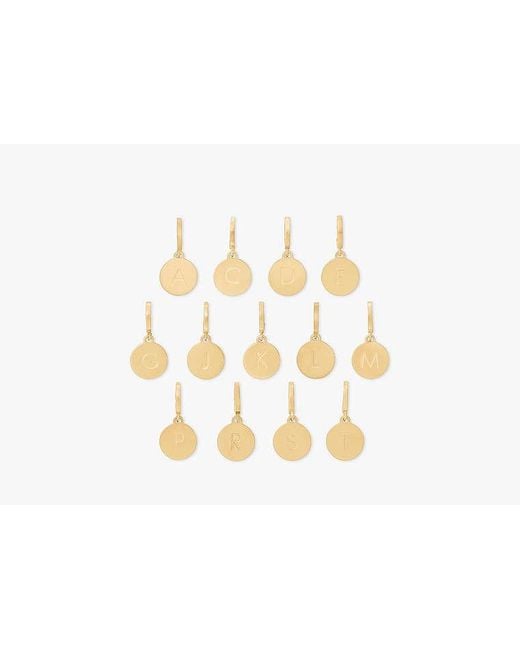 Kate Spade Metallic Initial Mini Charm