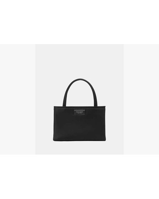 Kate Spade Black Sam Icon Ksnyl Mini Tote Bag