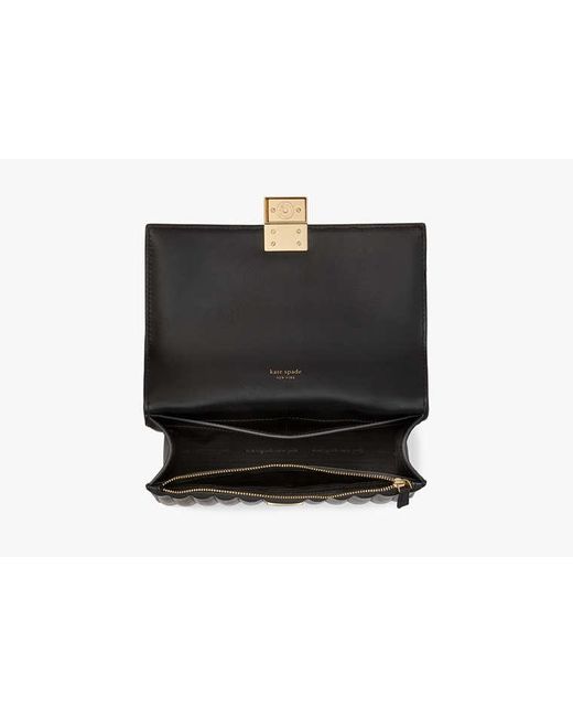 Kate Spade Black Deco Quilted Chain Shoulder Bag
