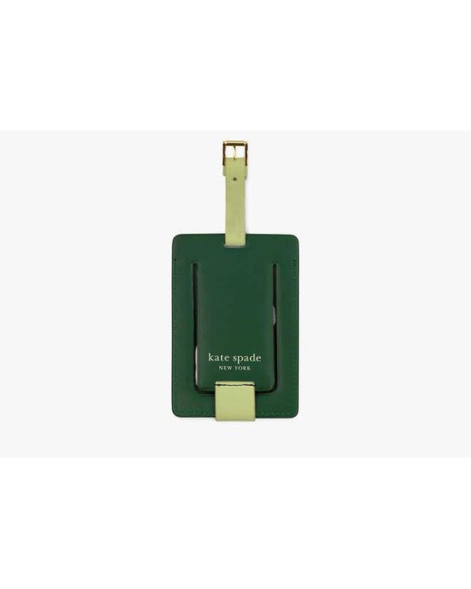 Kate Spade Green Just Mine Initial Collection Luggage Tag R