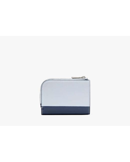 Kate Spade Blue Devin Colorblocked Small Compact Wallet