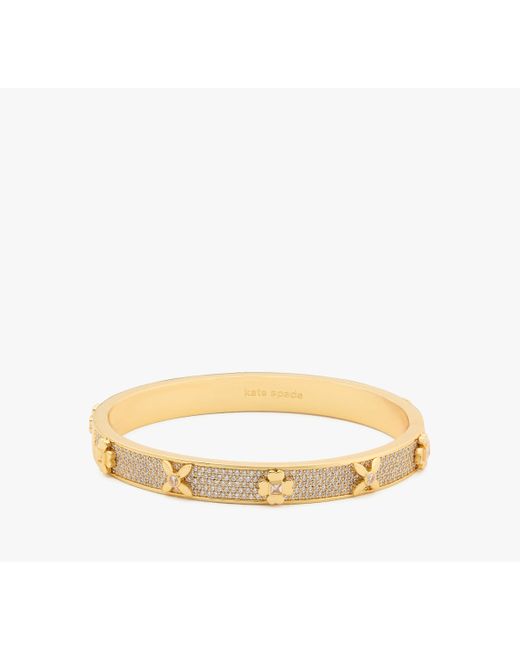 Kate Spade Natural Heritage Bloom Hinged Bangle