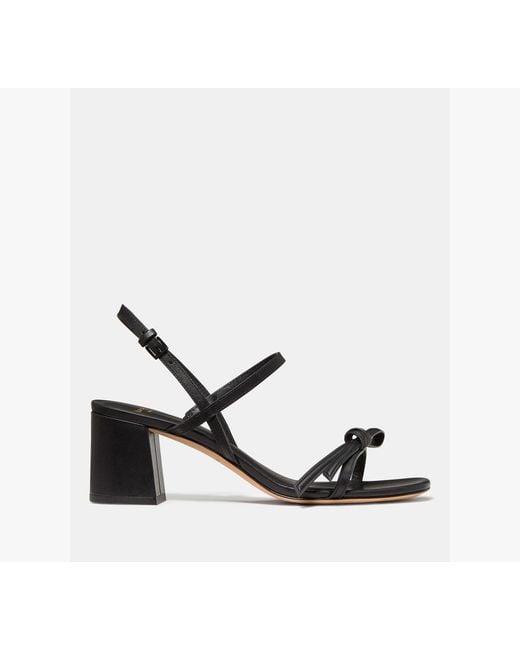 Kate Spade Black Loop Block Heel Sandal