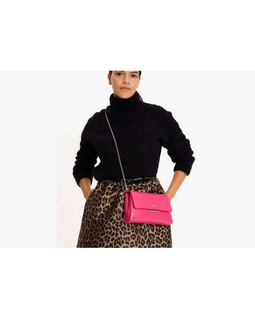 Kate Spade Pink Grace Embellished Lock Clutch