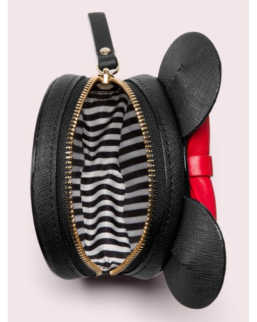 Kate Spade Leather New York X Minnie Mouse Coin Purse in Black Lyst