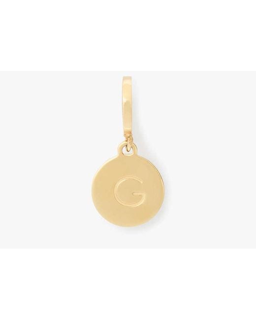 Kate Spade Metallic Initial Mini Charm
