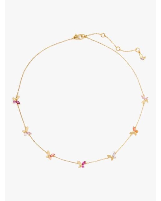 Kate Spade Natural Social Butterfly Necklace