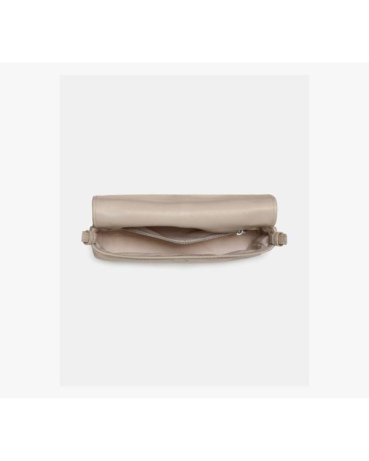 Kate Spade Gray Loop Suede Small Shoulder Bag