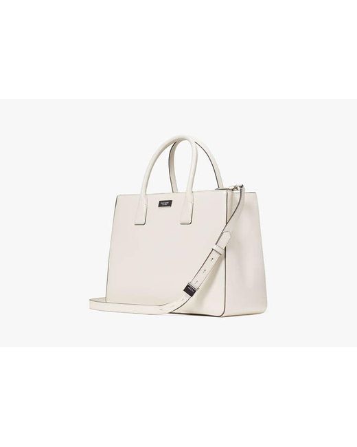 Kate Spade White Sam Icon Large Tote