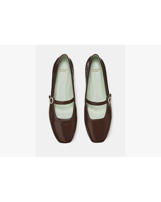Kate Spade Brown Halo Mary Jane Flat