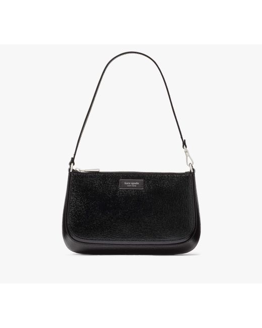 Kate Spade Black The Original Bag Shiny Täschchen, Extraklein