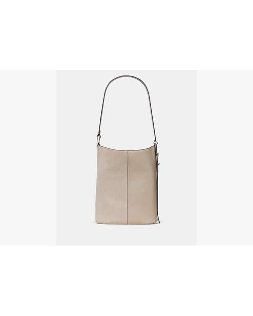 Kate Spade White Halo Suede Bucket Bag