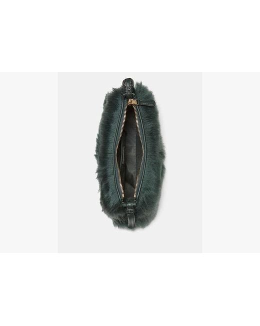 Kate Spade Green Loop Shearling Crossbody
