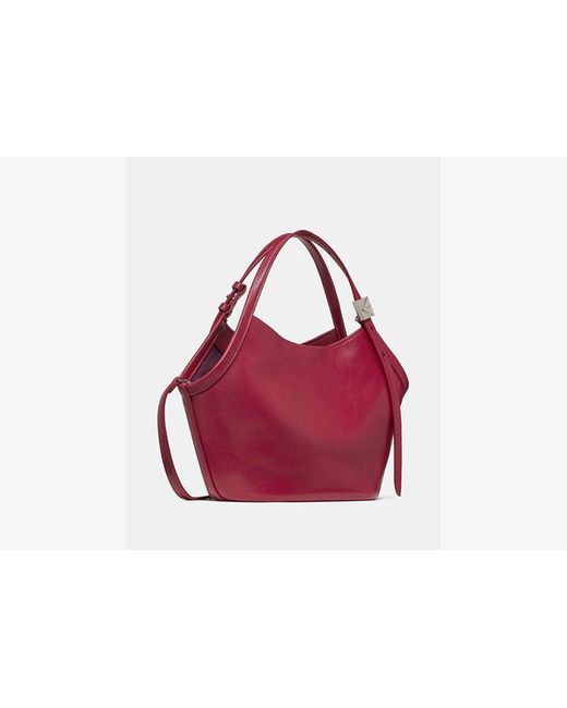 Kate Spade Red Deco Small Tulip Tote Bag