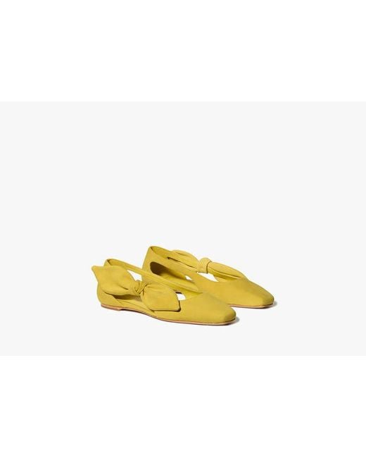 Kate Spade Yellow Bunnie Flat
