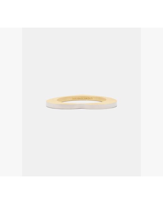 Kate Spade White Geo Pop Heart Bangle