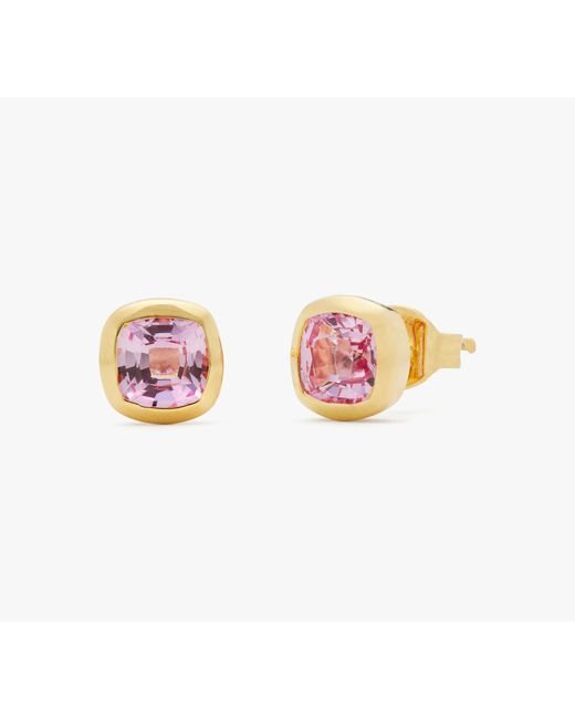 Kate Spade Pink Fine Time To Shine Gem Studs