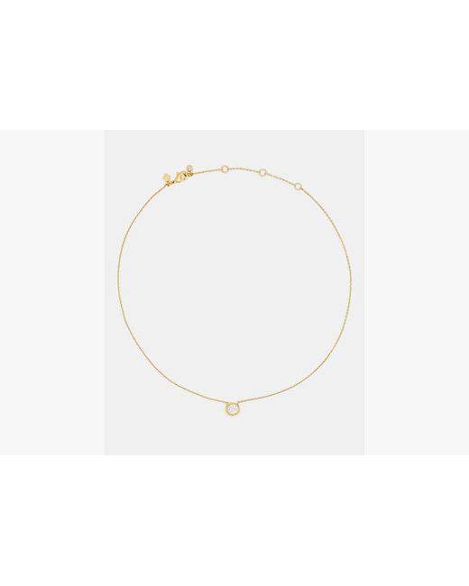 Kate Spade Metallic Round Stone Pendant