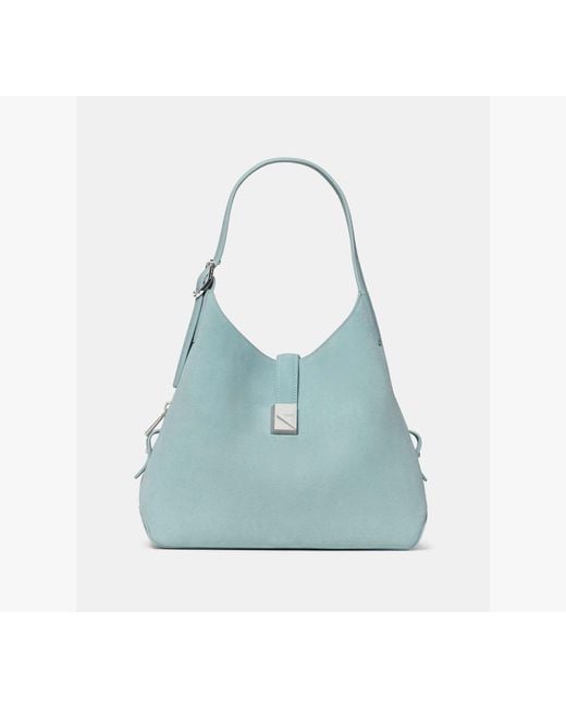 Kate Spade Blue Deco Suede Crossbody Tote