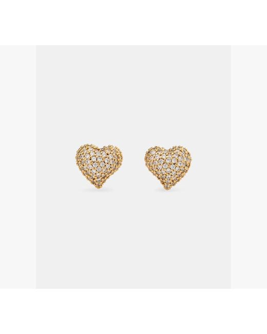 Kate Spade White Amour Pave Studs