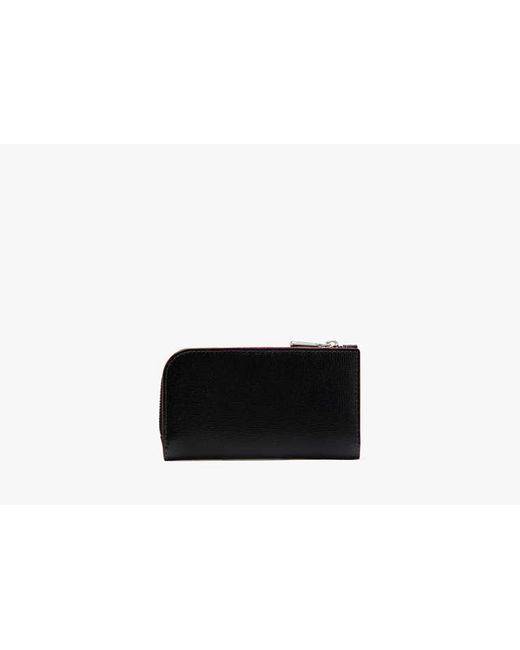 Kate Spade Black Devin Glitter Edge Small Slim Bifold Wallet