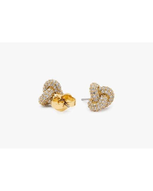 Kate Spade Metallic Double Knot Pave Studs