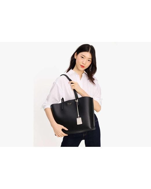 Kate Spade Black Suite Large Work Tote