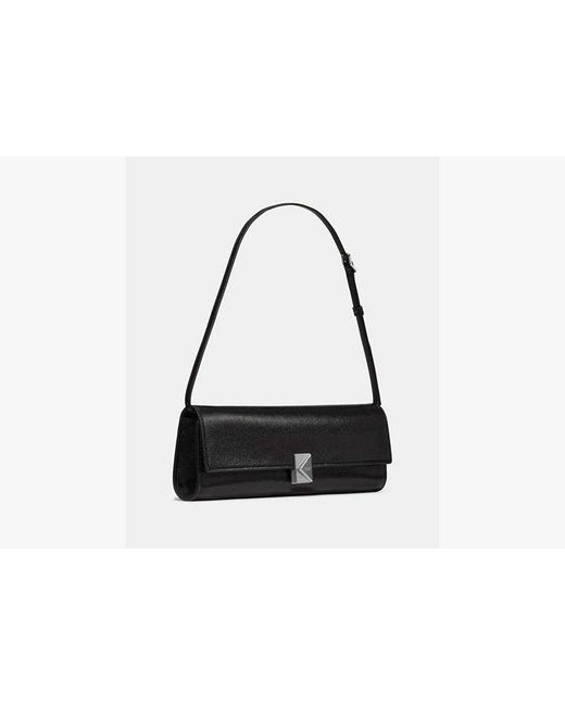 Kate Spade Gray Deco Glazed Soft Mini Shoulder