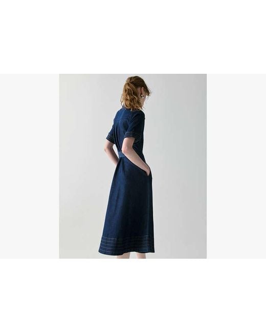 kate spade embroidered denim dress Whitney Dress – Slate main image 1