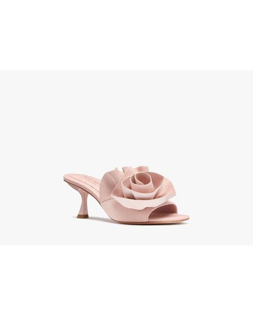 Kate Spade Pink Flourish Heeled Sandal