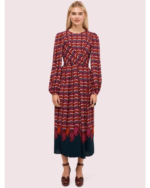 kate spade red dress