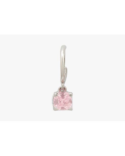 Kate Spade Pink Little Luxuries 6mm Square Huggies