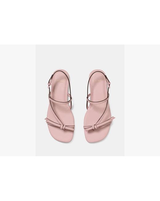 Kate Spade White Loop Flat Sandal