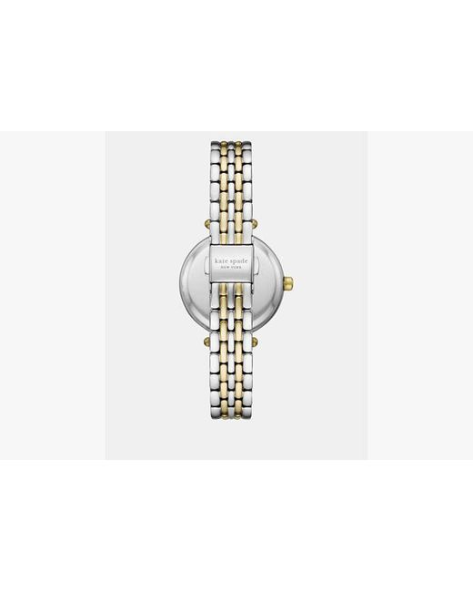 Kate Spade Metallic Gracie Round Two Tone Watch