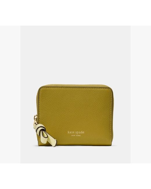 Kate Spade Green Loop Zip Around Wallet