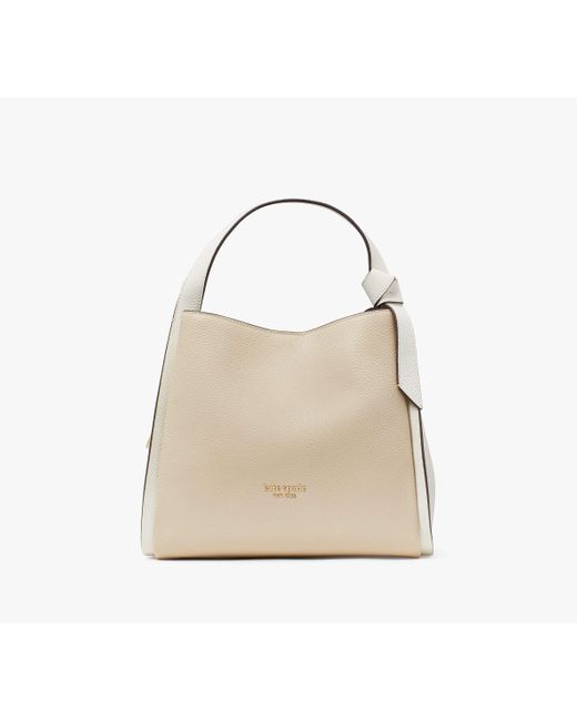 Kate Spade Natural Knott Colorblock Tote Bag zum Umhängen