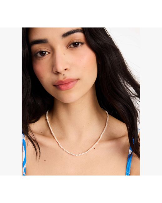 Kate Spade White One In A Million Pearl Necklace