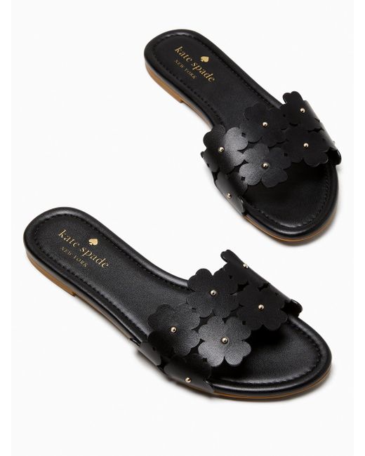Kate Spade Daisy Field Sandals in Black Lyst