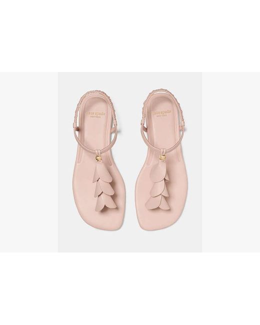 Kate Spade White Lily Thong Sandal