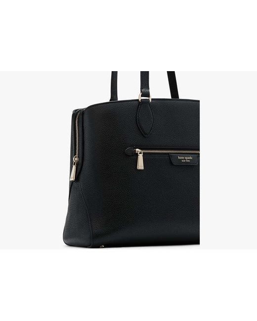 Kate Spade Black Hudson Work Tote