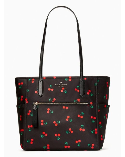 Kate Spade Chelsea Large Cherry Tote in Black Lyst